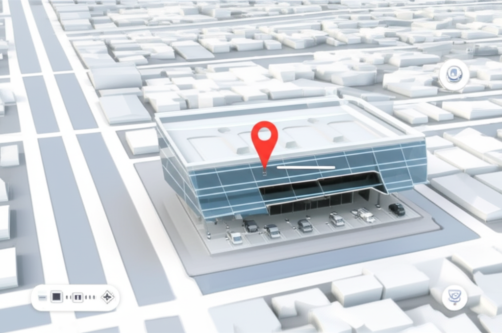 Showroom location map